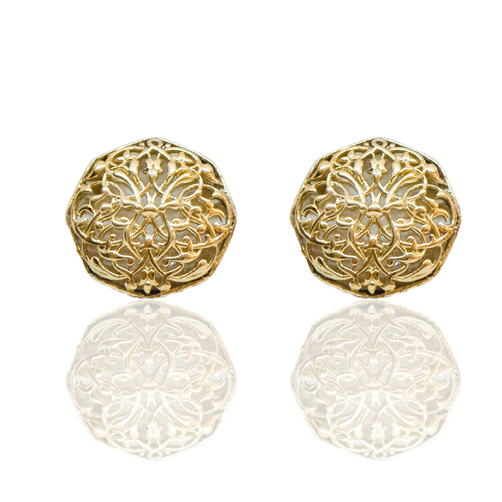 Arabesque Pattern in Yellow Gold