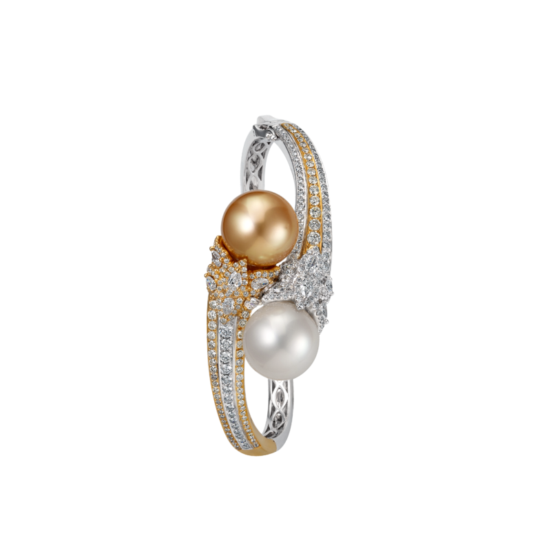 The finest south sea pearls adorned by pave