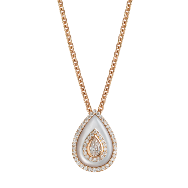 Diamond and Mother of Pearl Pendant