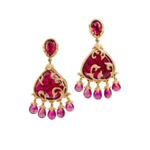 Rubellite Earrings