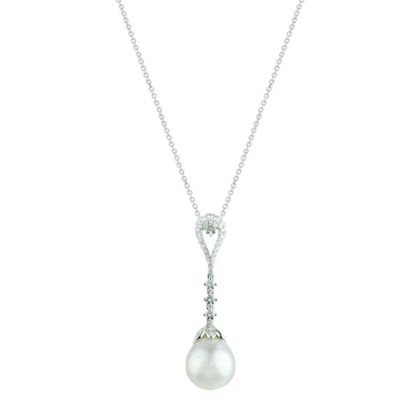 Pearl and Diamond Pendant