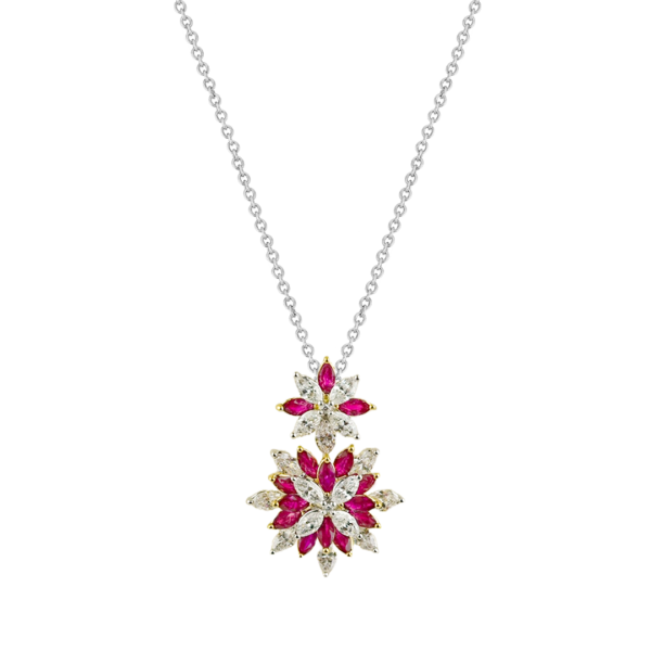 Diamond and Ruby Pendant