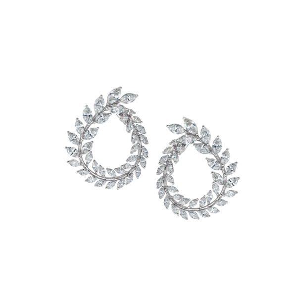 Diamond Hoop Earrings
